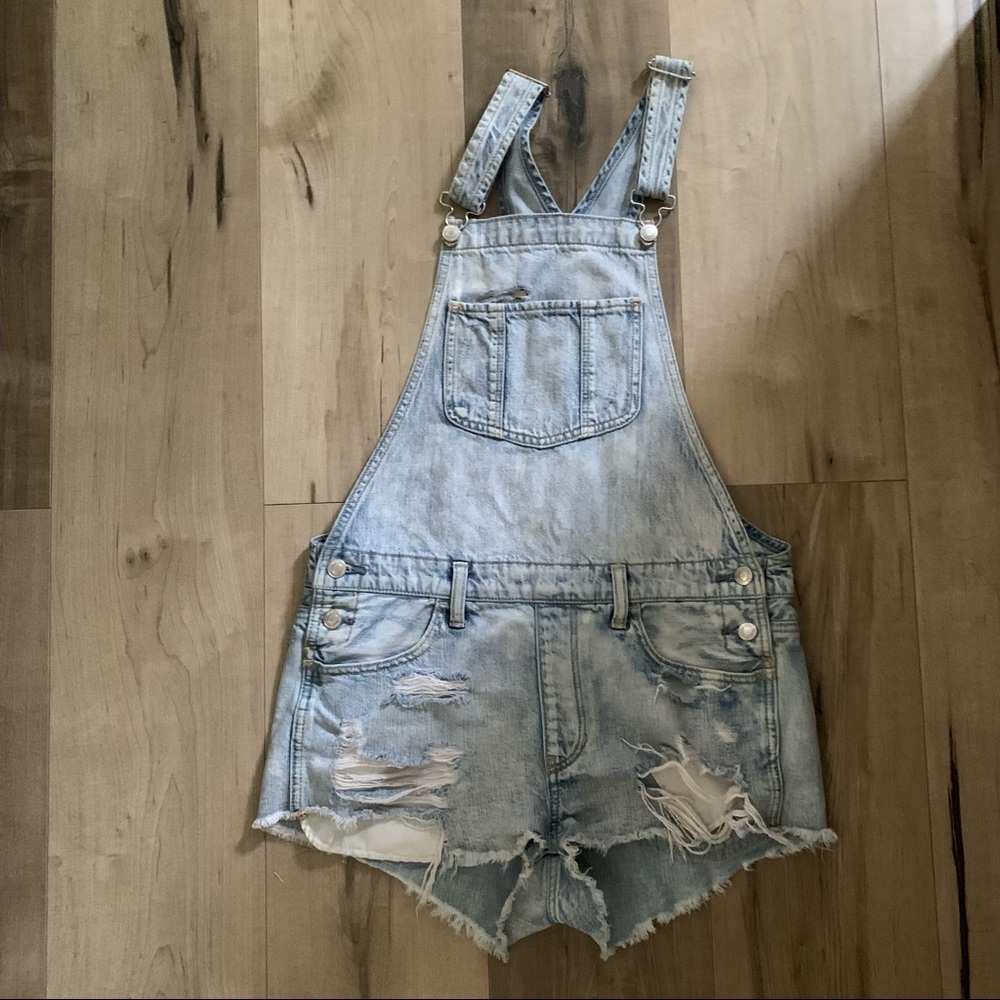 American Eagle Jean Overall Shorts